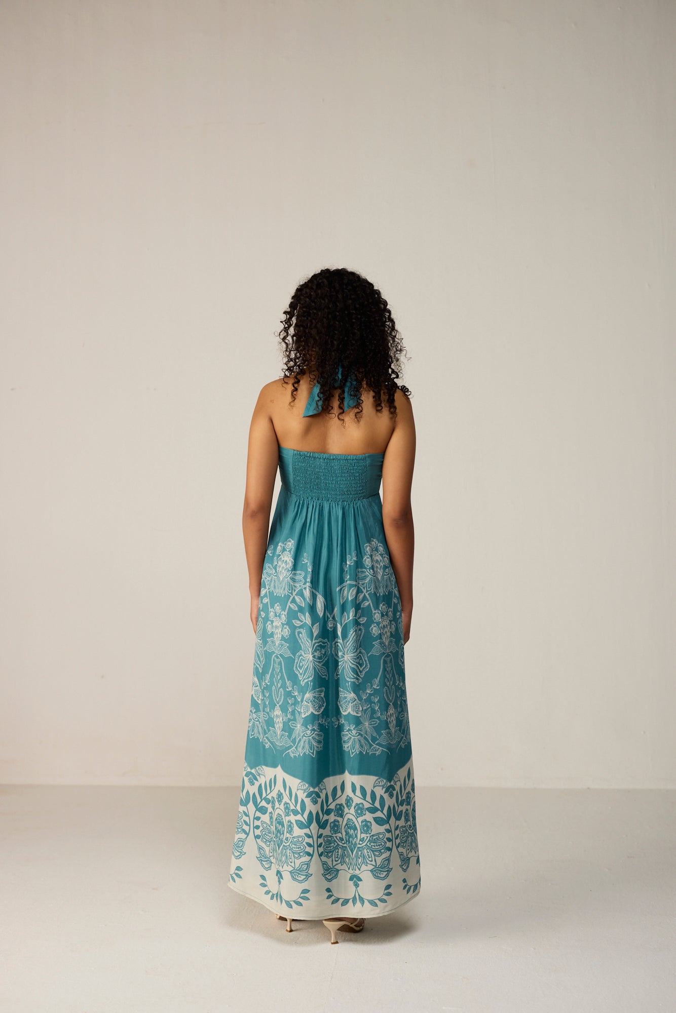 Celeste Midi Dress Blue