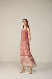 Celeste Midi Dress Pink