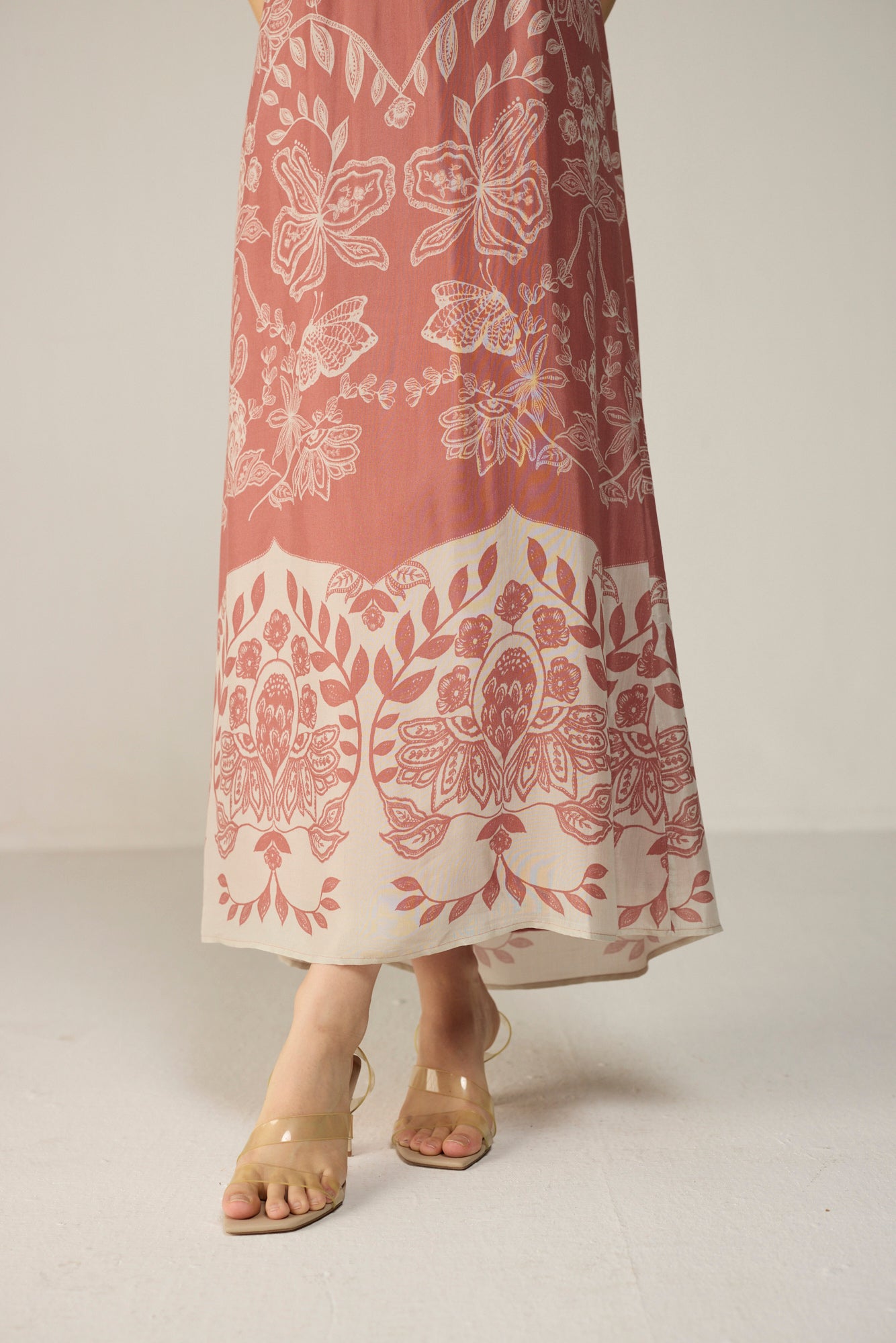 Celeste Midi Dress Pink