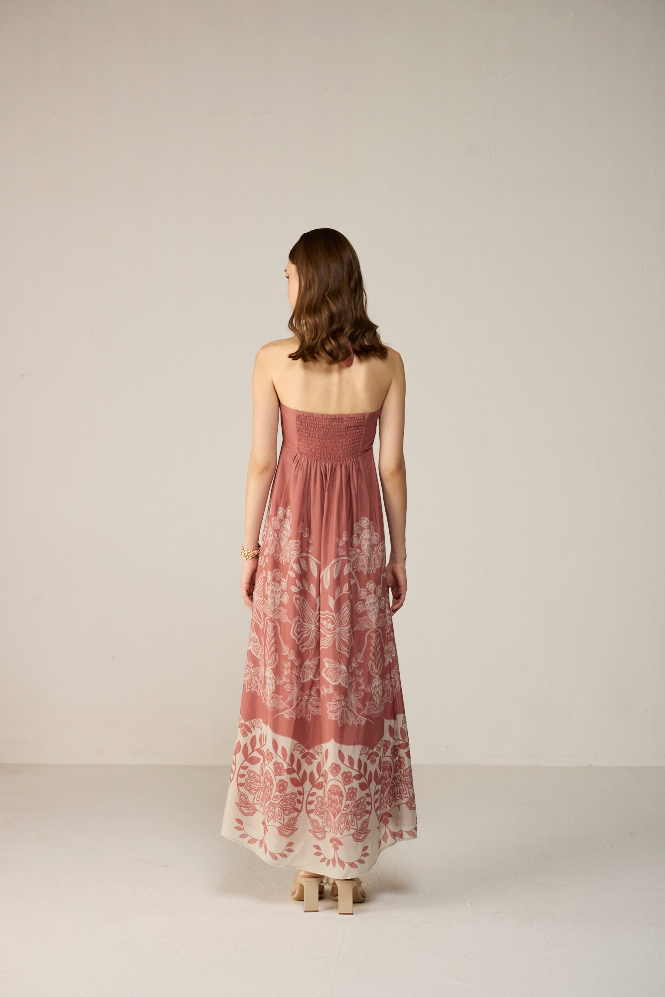 Celeste Midi Dress Pink