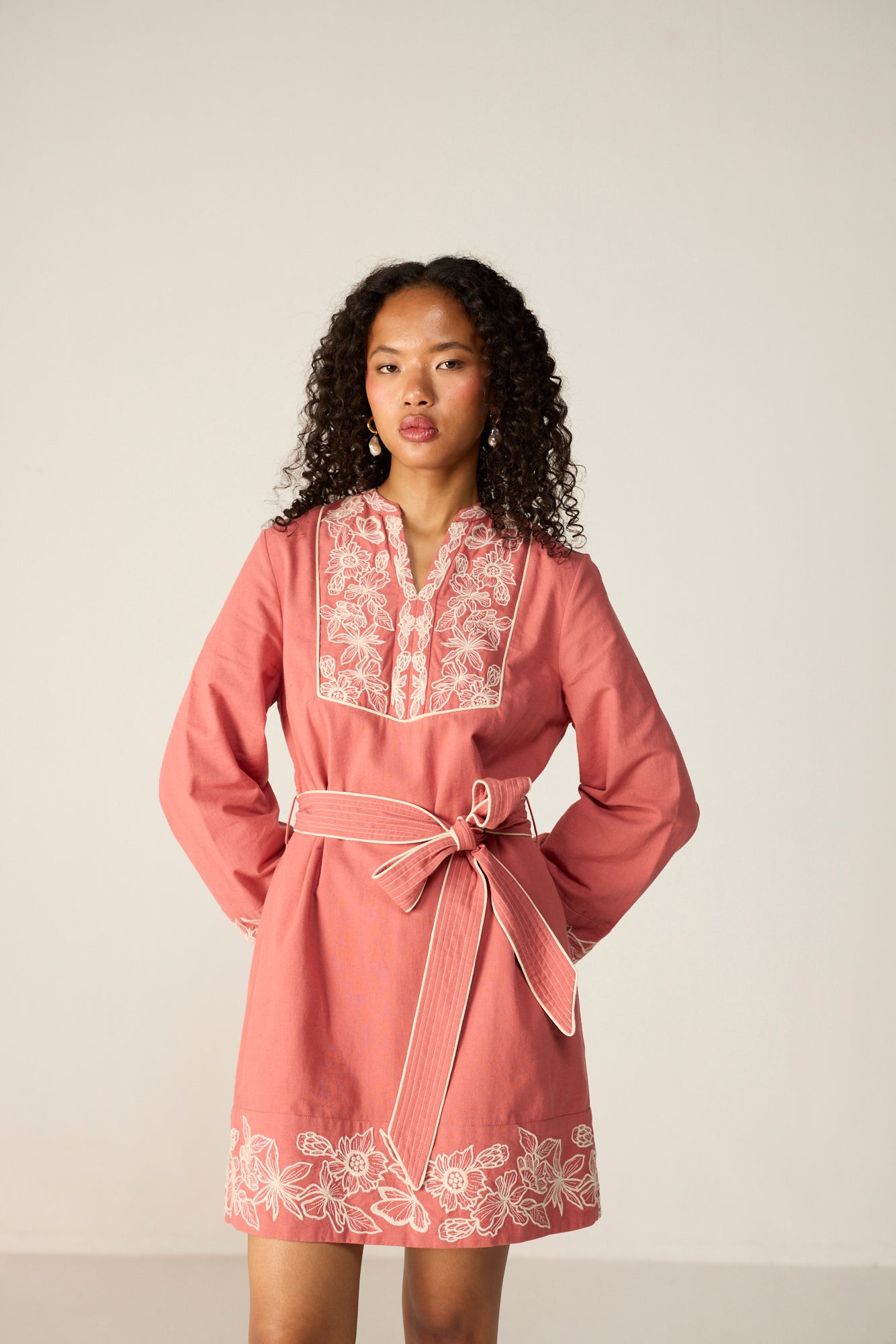 Roselle Mini Dress Pink