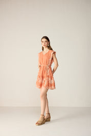 Roselle Mini Dress Orange
