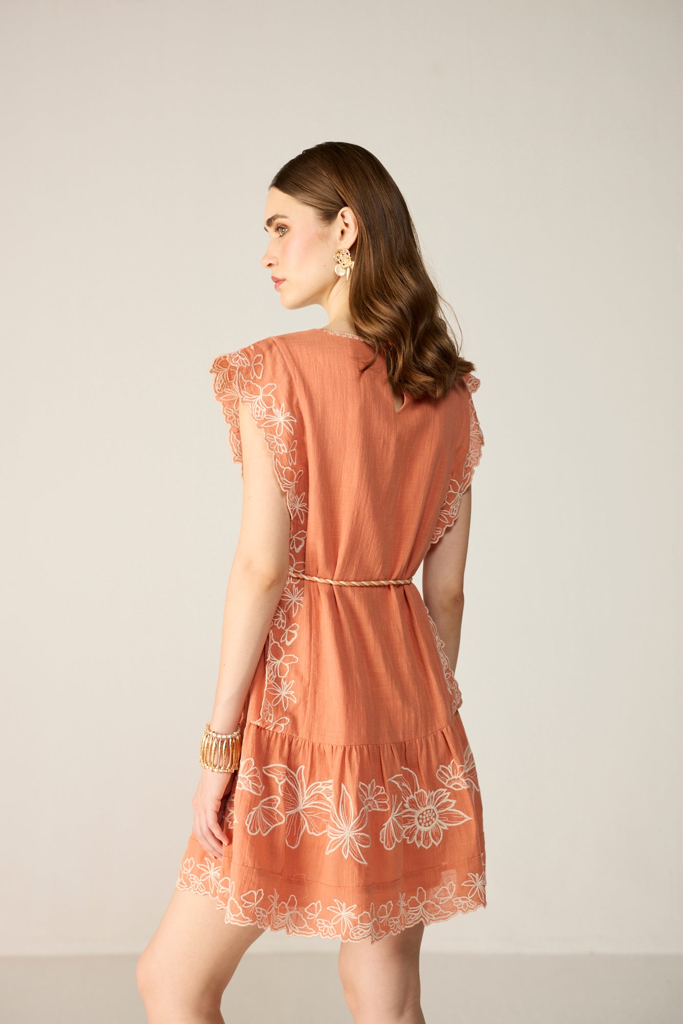 Roselle Mini Dress Orange