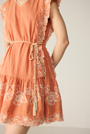 Roselle Mini Dress Orange