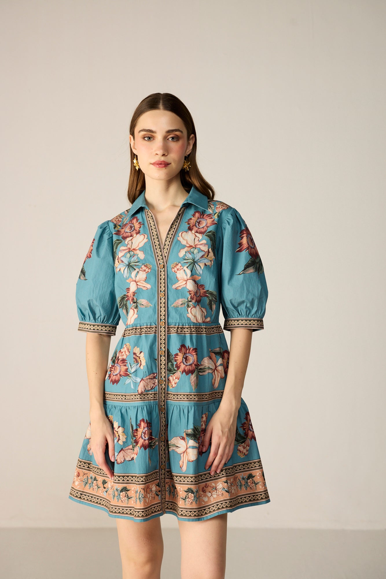 Sera Mini Dress Blue