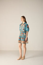 Sera Mini Dress Blue