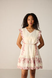 Roselle Mini Dress Ivory