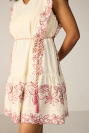 Roselle Mini Dress Ivory