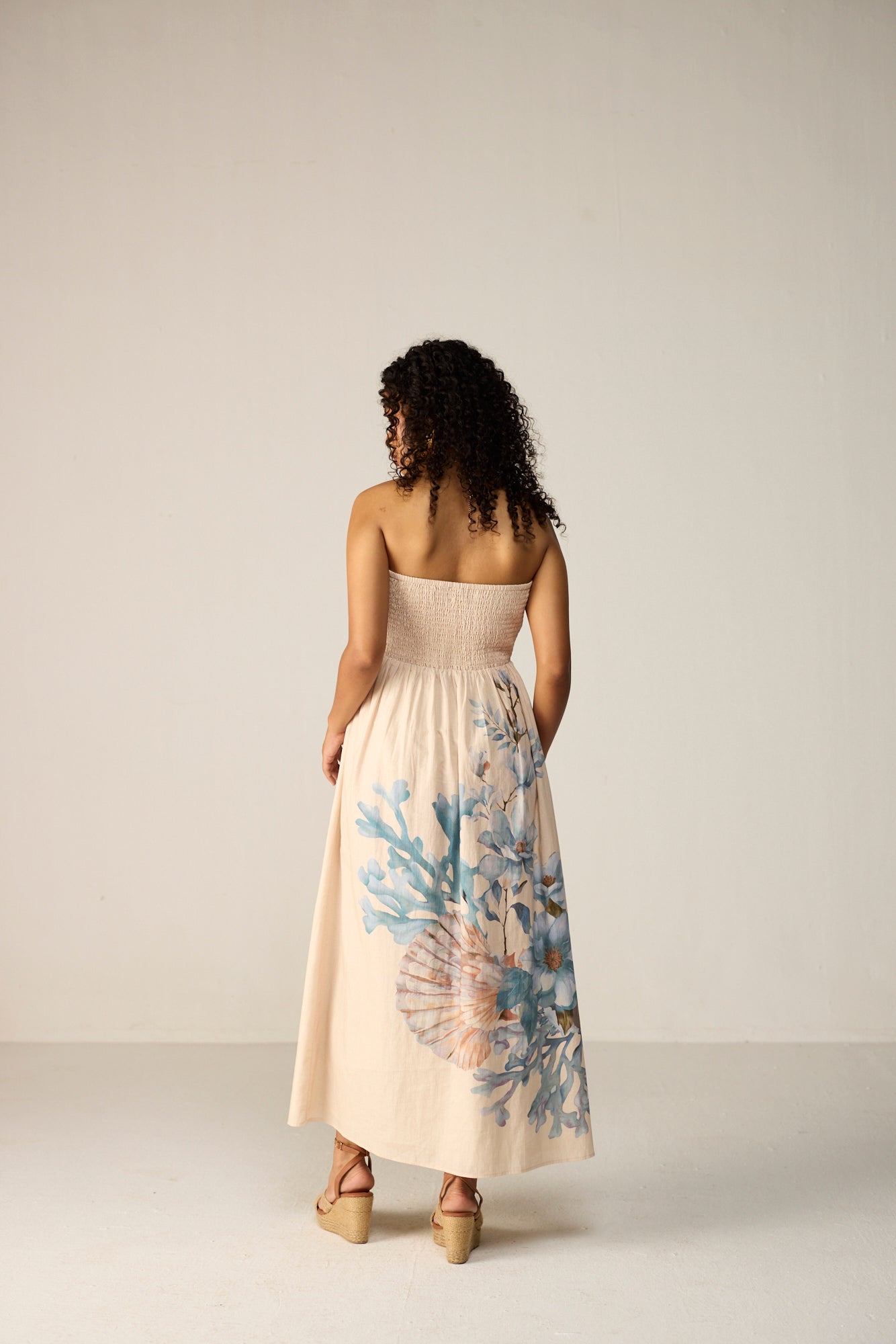 Orelia Midi Dress Ivory