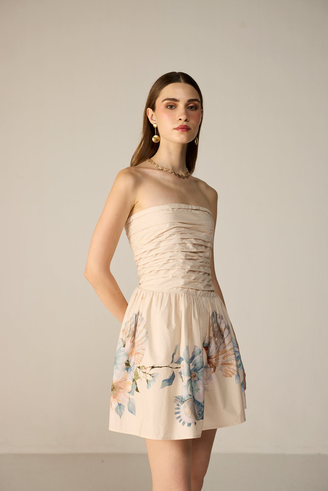 Evara Mini Dress Ivory