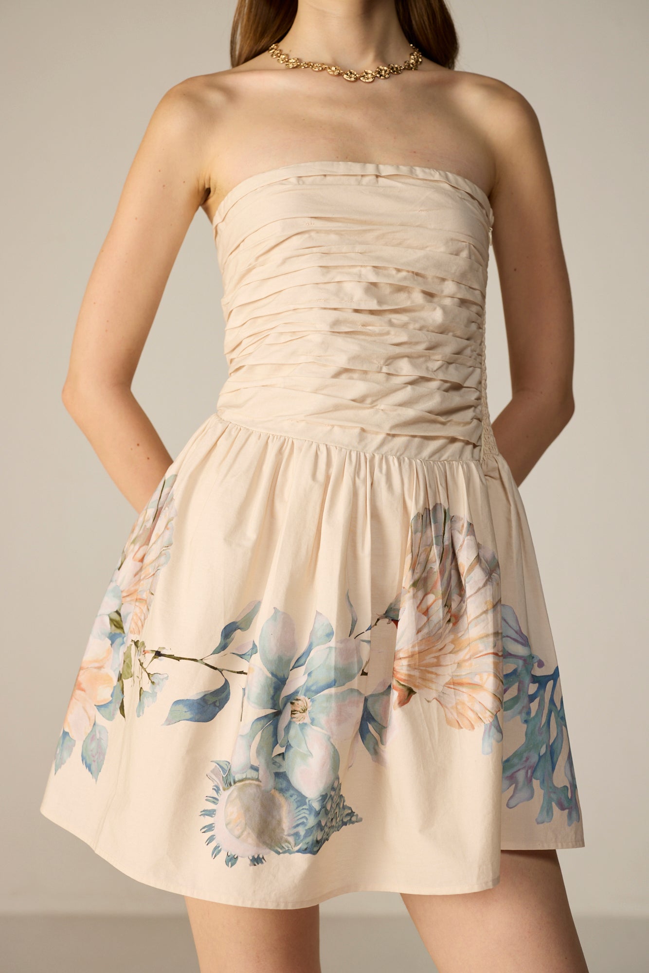 Evara Mini Dress Ivory
