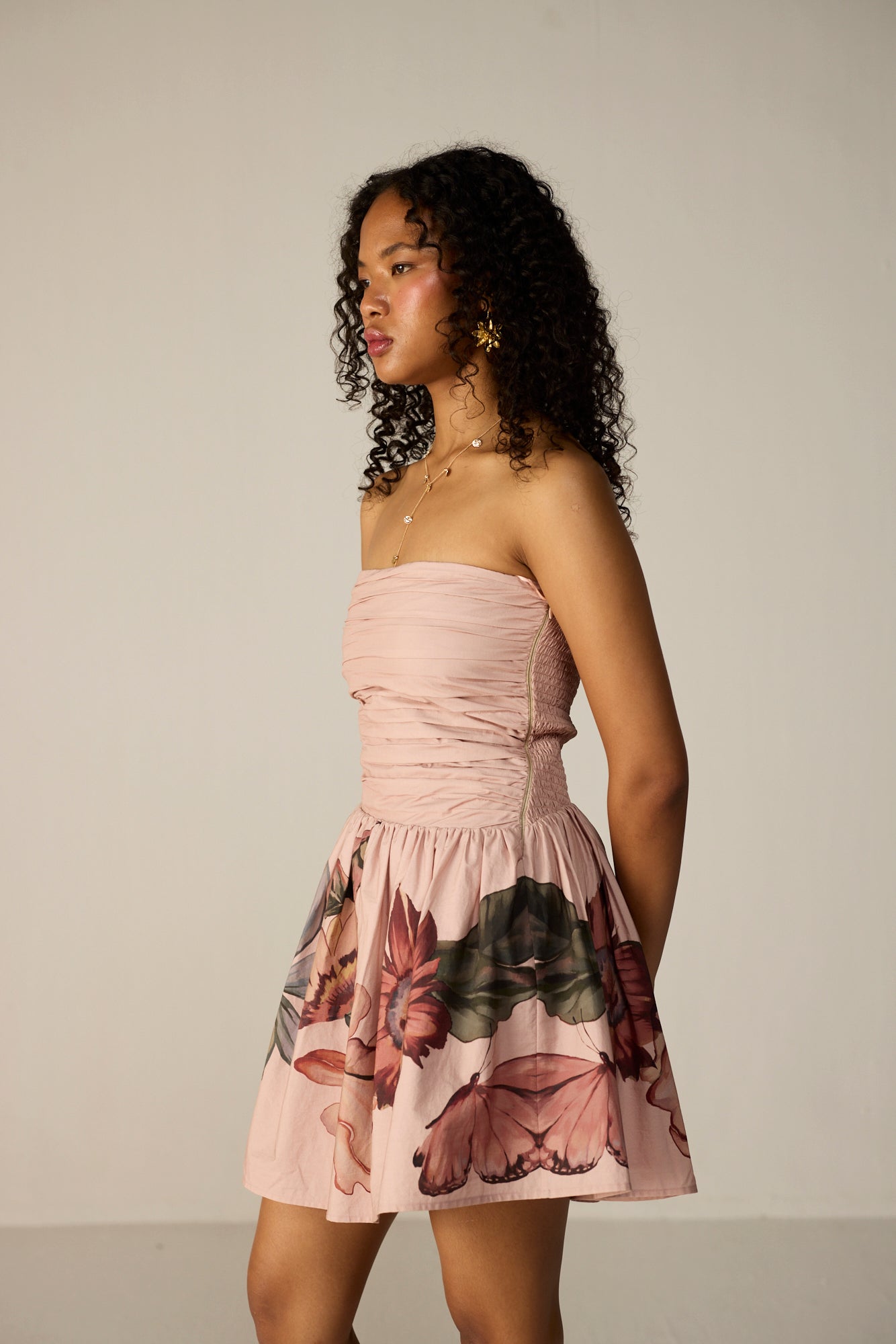 Evara Mini Dress Ivory
