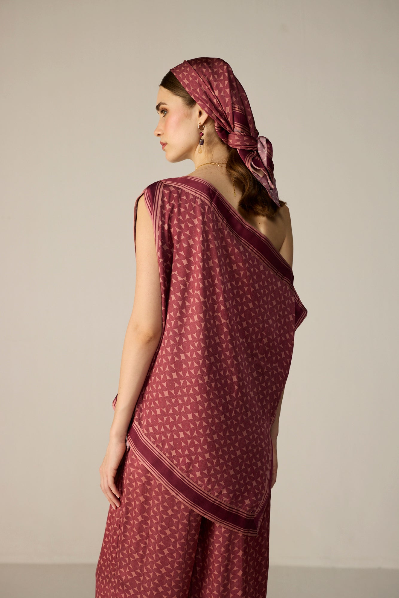 Freya Top Maroon