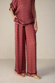 Noah Trousers Maroon
