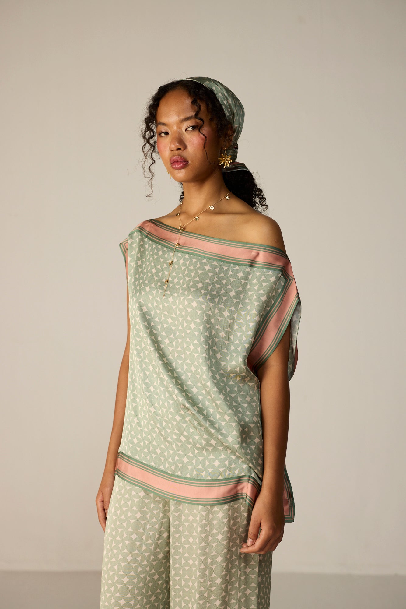 Freya Top Green
