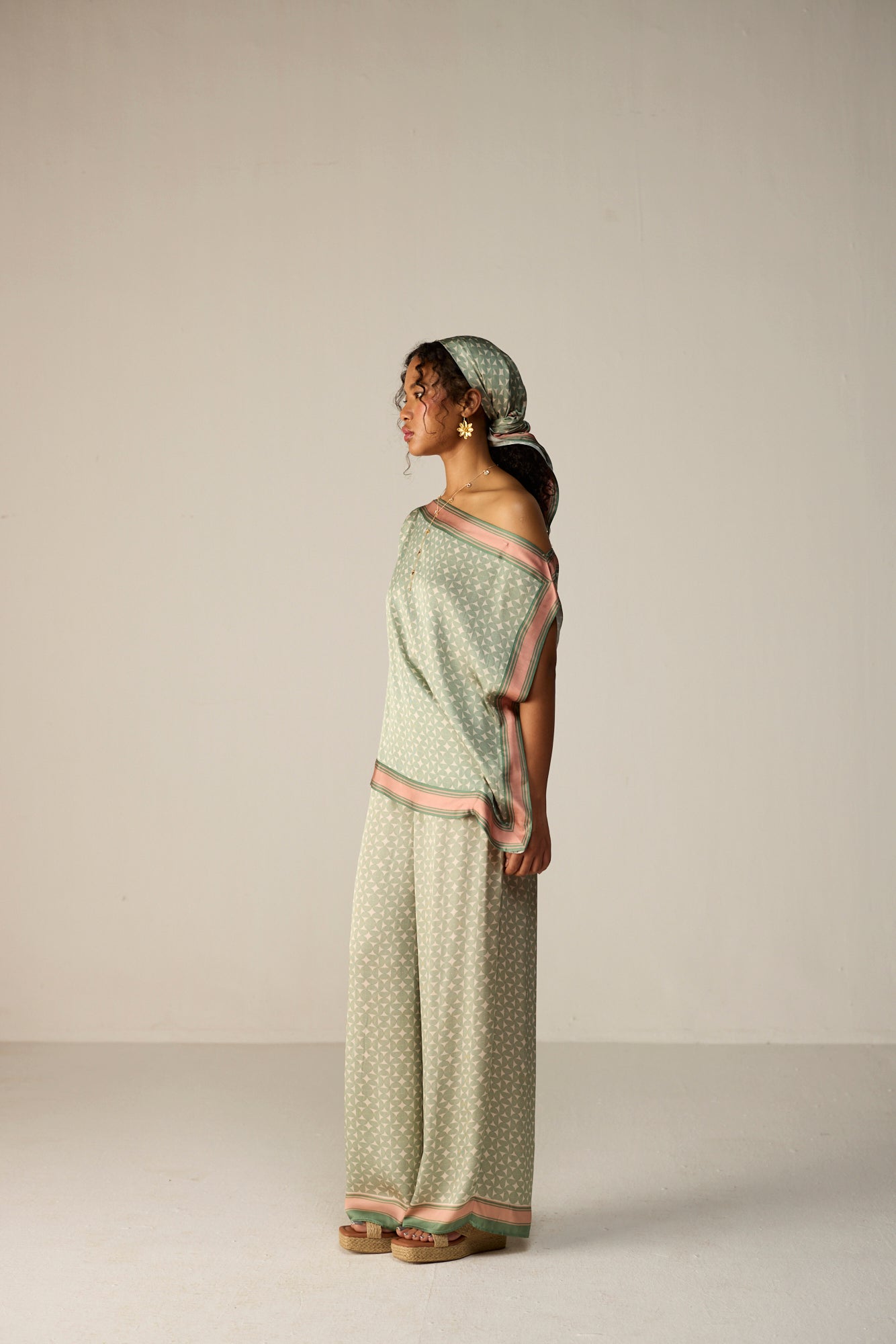 Freya Top Co-ord Set Green