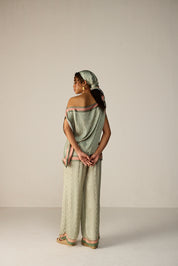Freya Top Co-ord Set Green