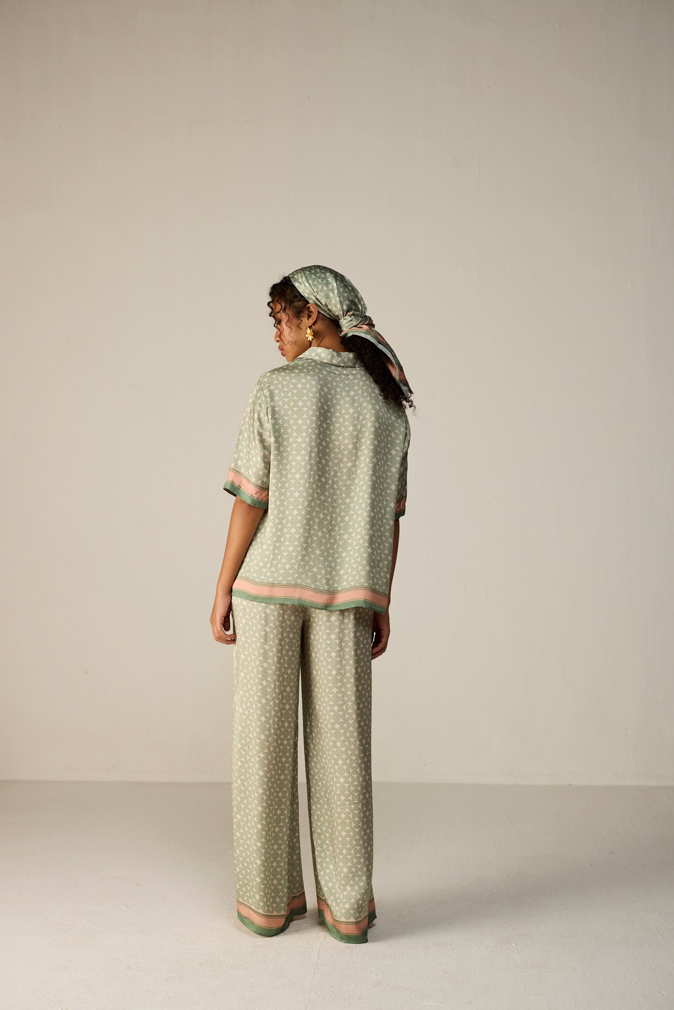 Noah Shirt Co-ord Set Green