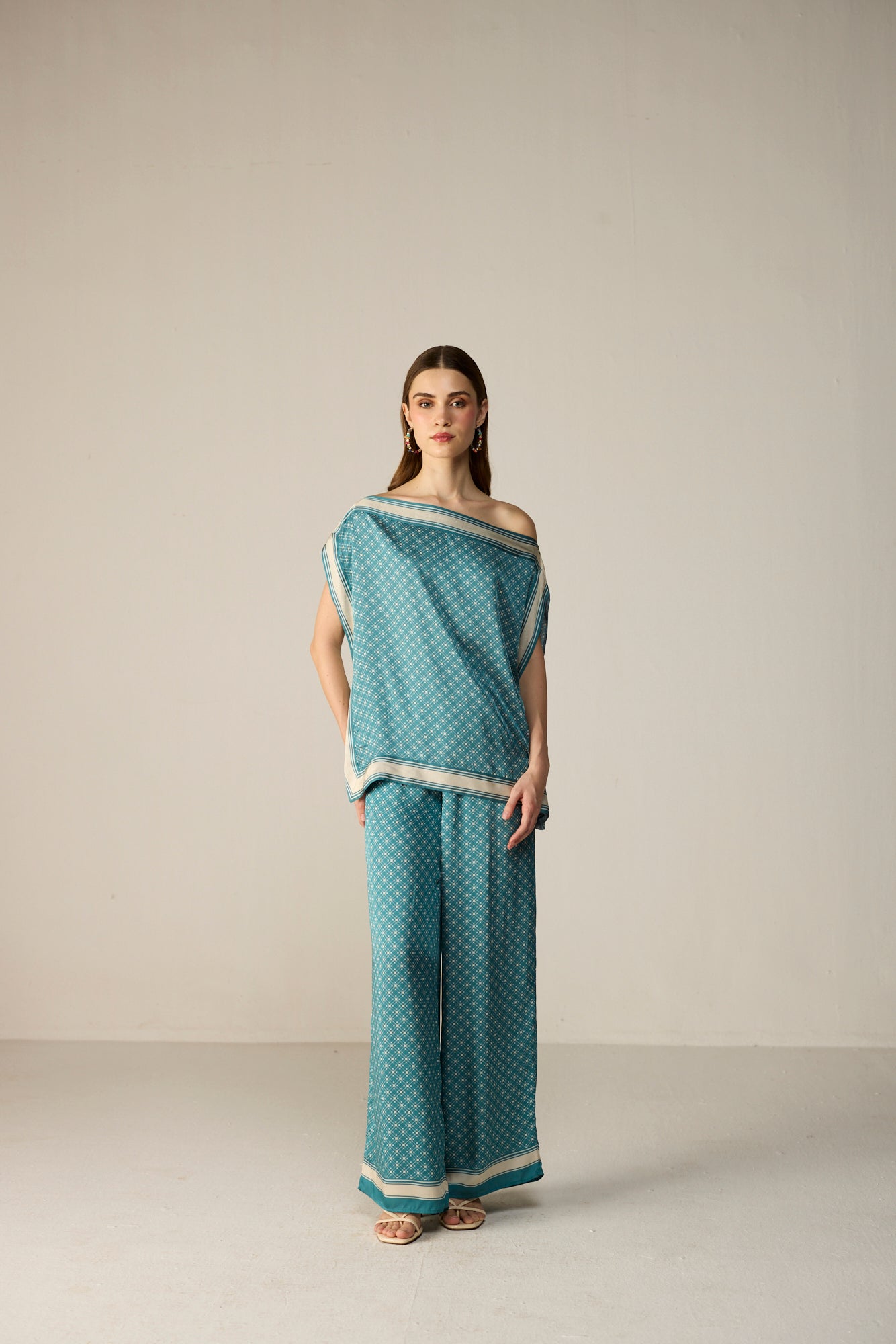 Freya Top Co-ord Set Blue
