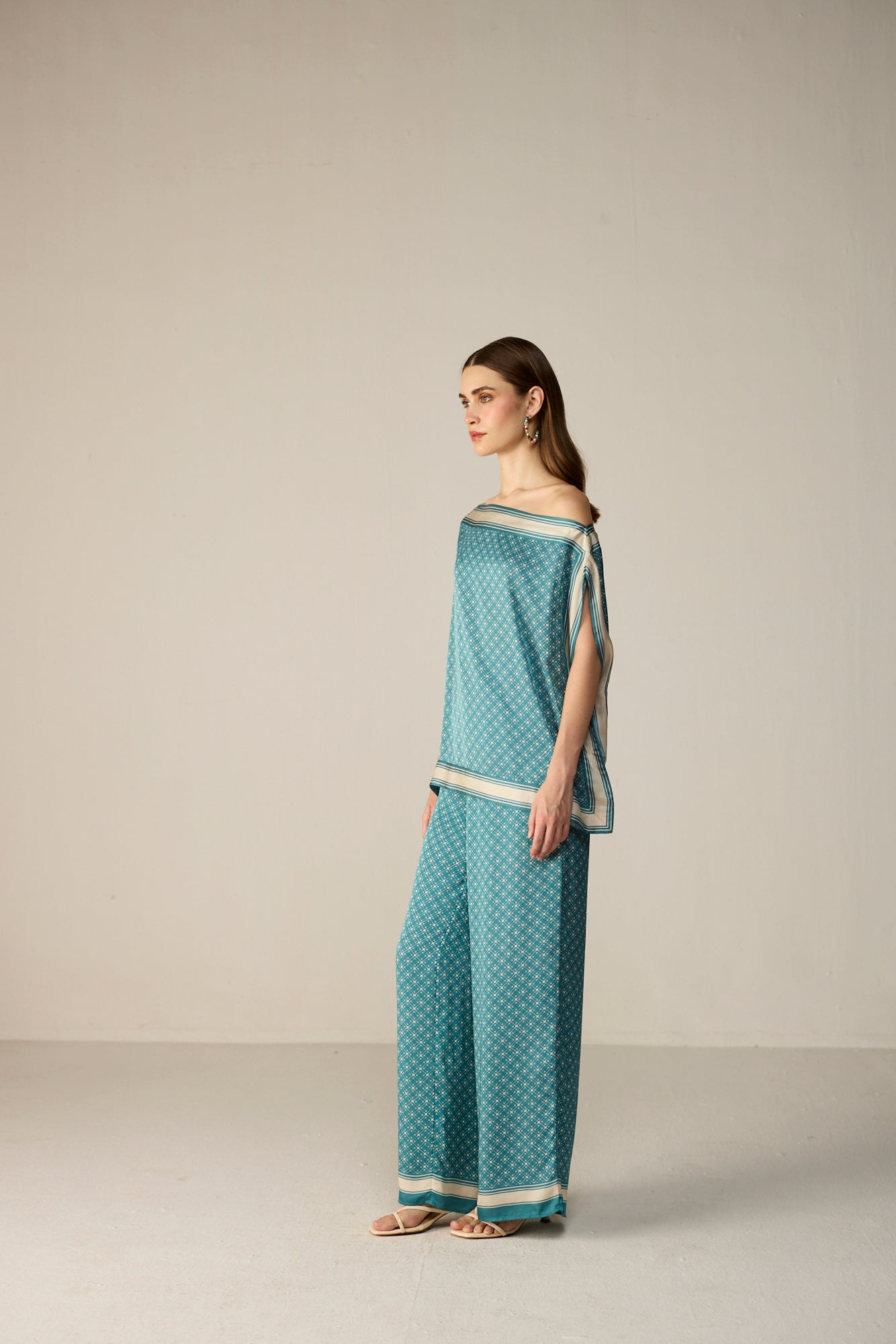 Freya Top Co-ord Set Blue