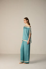 Freya Top Co-ord Set Blue