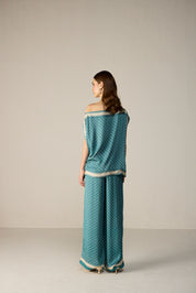Freya Top Co-ord Set Blue