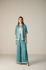 Noah Shirt Co-ord Set Blue