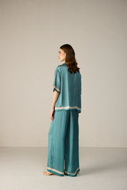 Noah Shirt Co-ord Set Blue