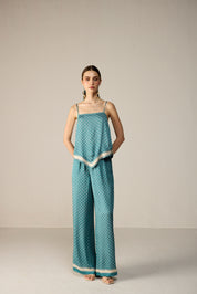 Yuna Top Co-ord Set Blue