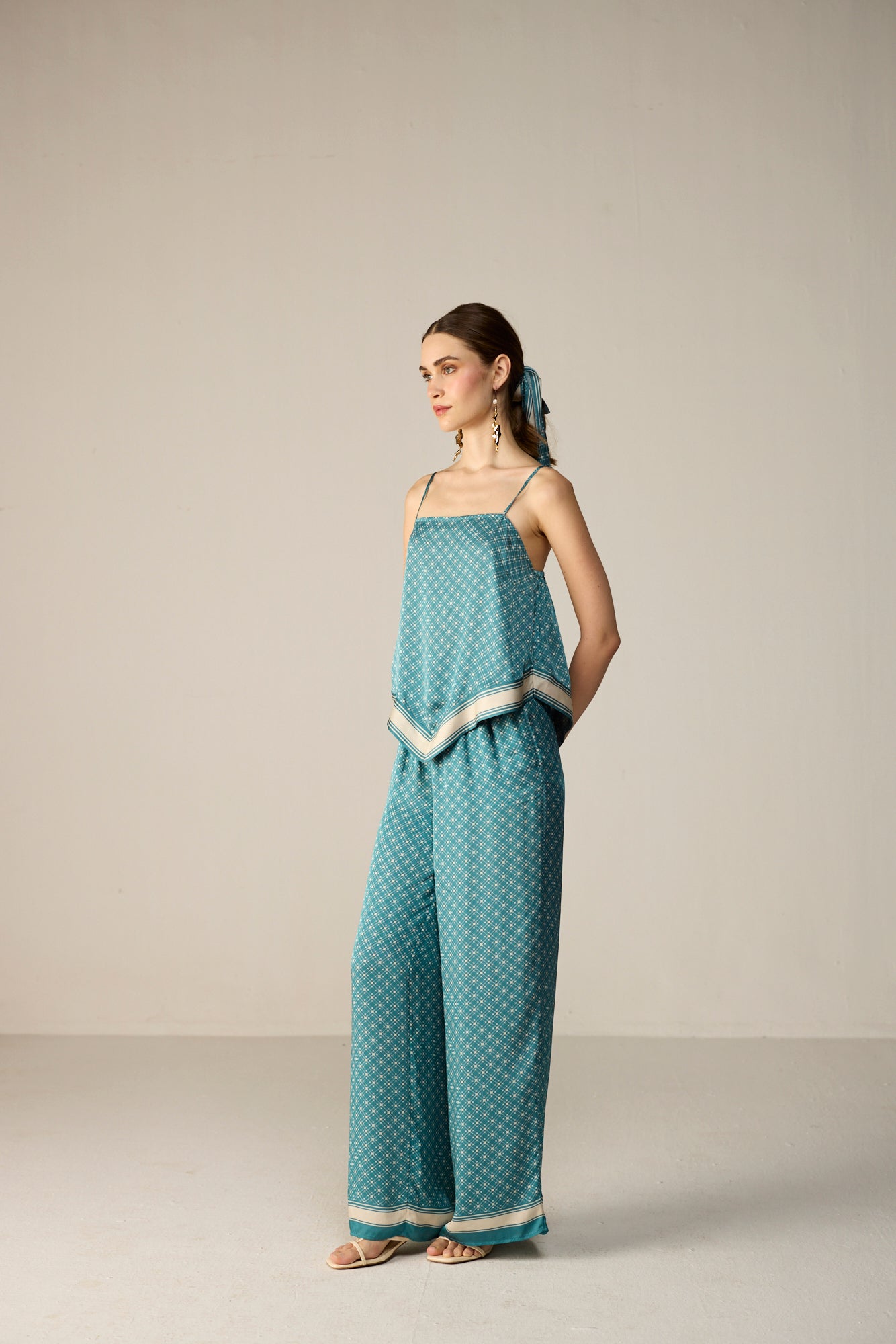 Yuna Top Co-ord Set Blue