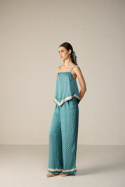 Yuna Top Co-ord Set Blue