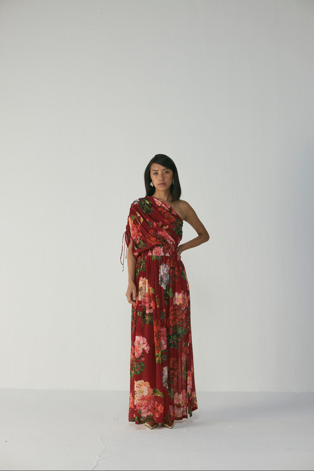Jingle One Shoulder Dress