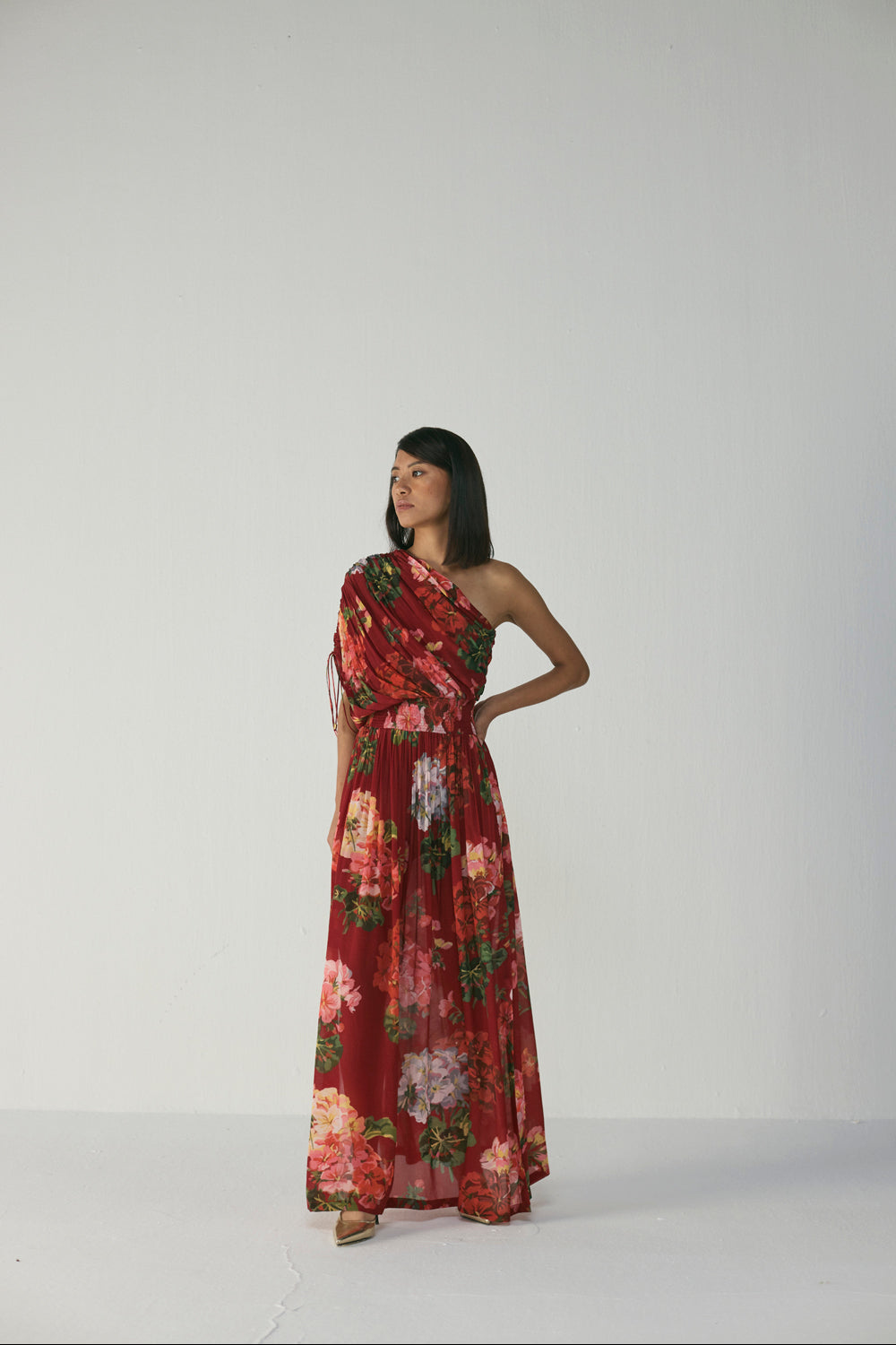 Jingle One Shoulder Dress