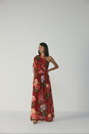 Jingle One Shoulder Dress
