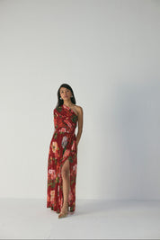 Jingle One Shoulder Dress