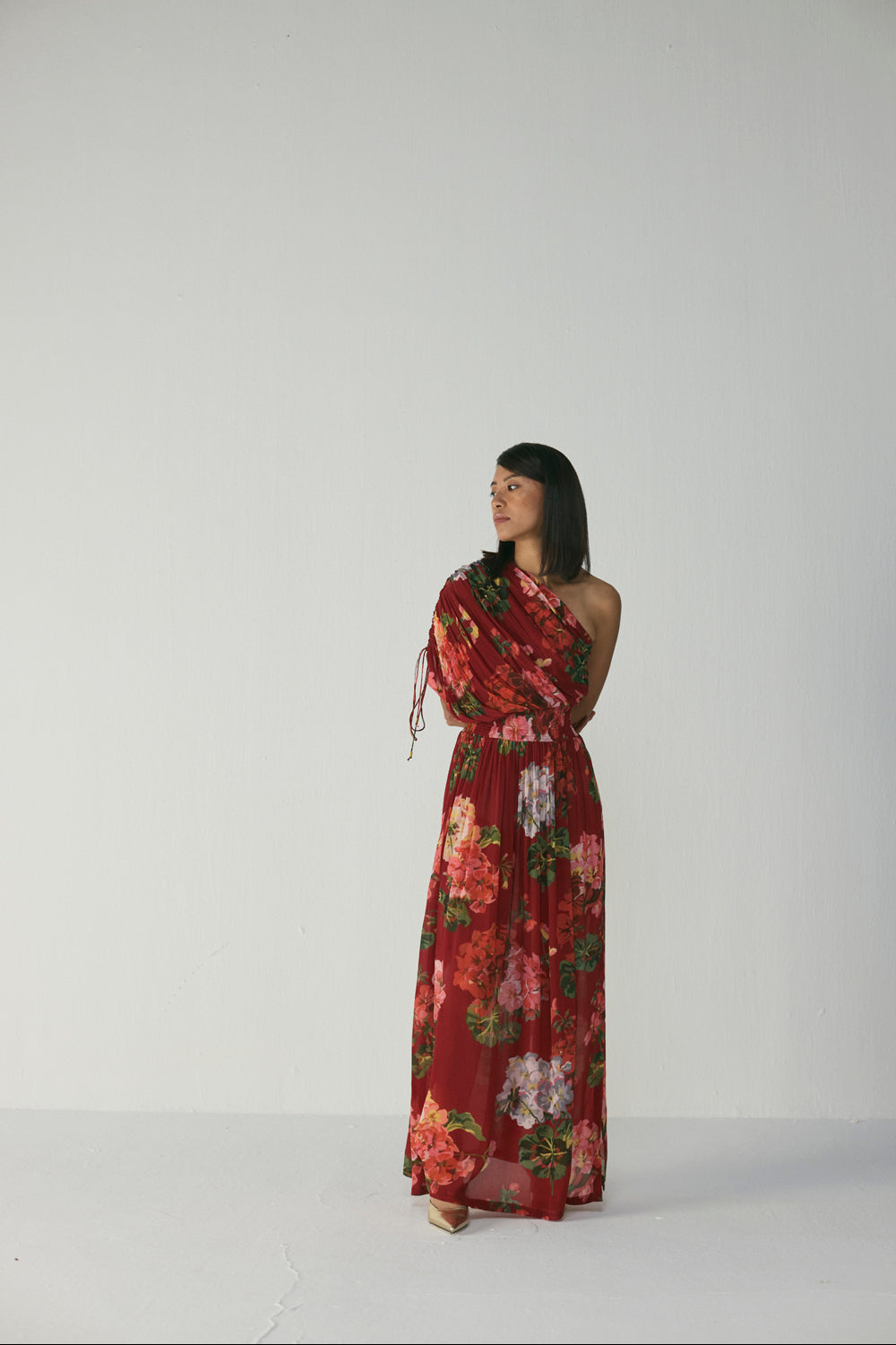 Jingle One Shoulder Dress