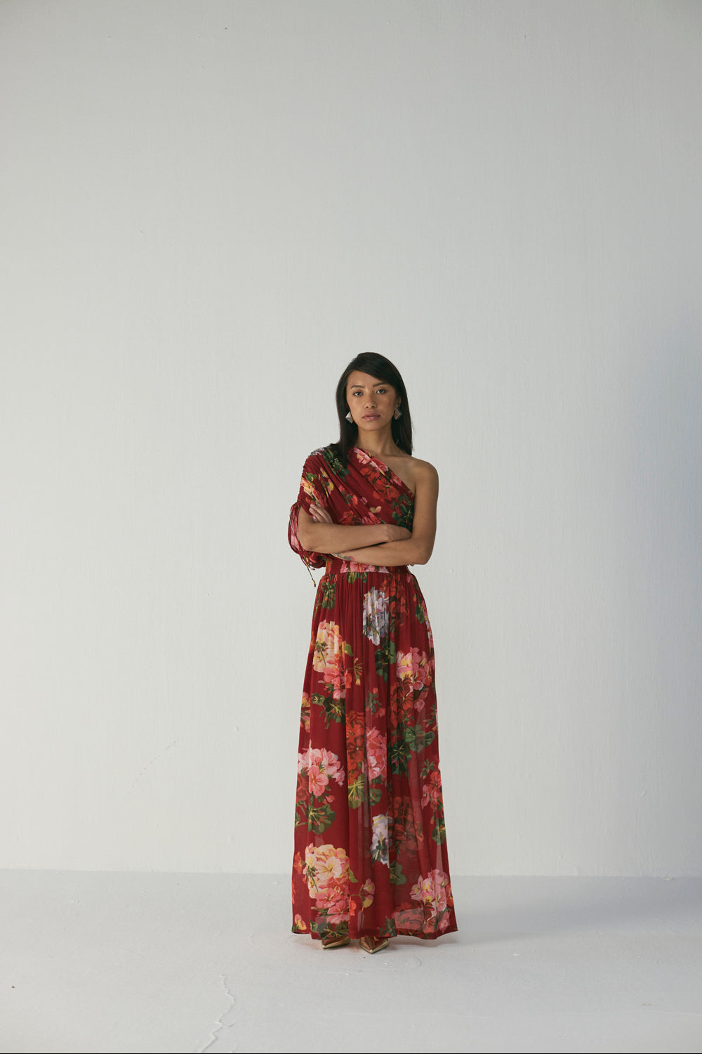 Jingle One Shoulder Dress