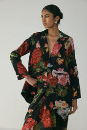 Bloody Mary Blazer & Knotted Skirt Set