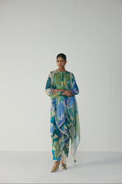 Garden Party Long Cotton Kurta Set