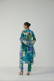 Garden Party Long Cotton Kurta Set
