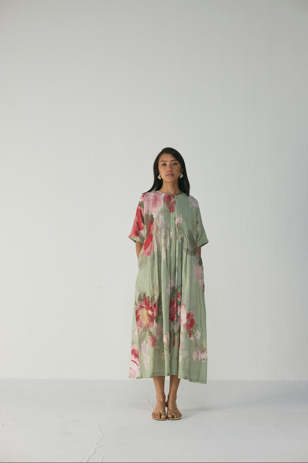 Roos Pintucks Dress