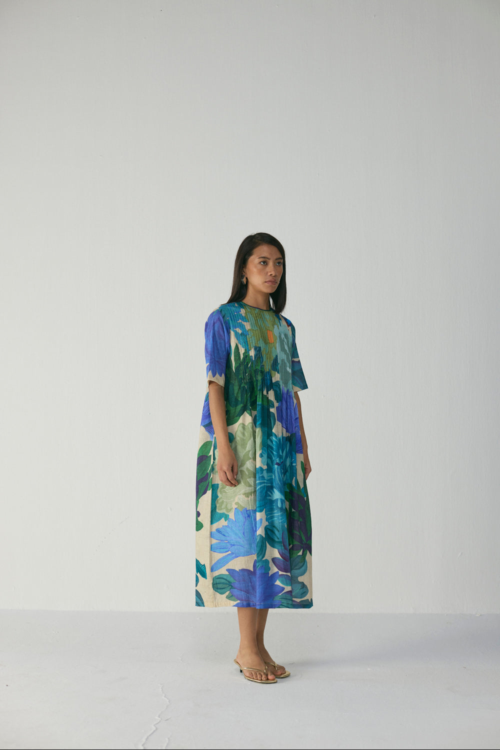 Garden Party Pintucks Dress