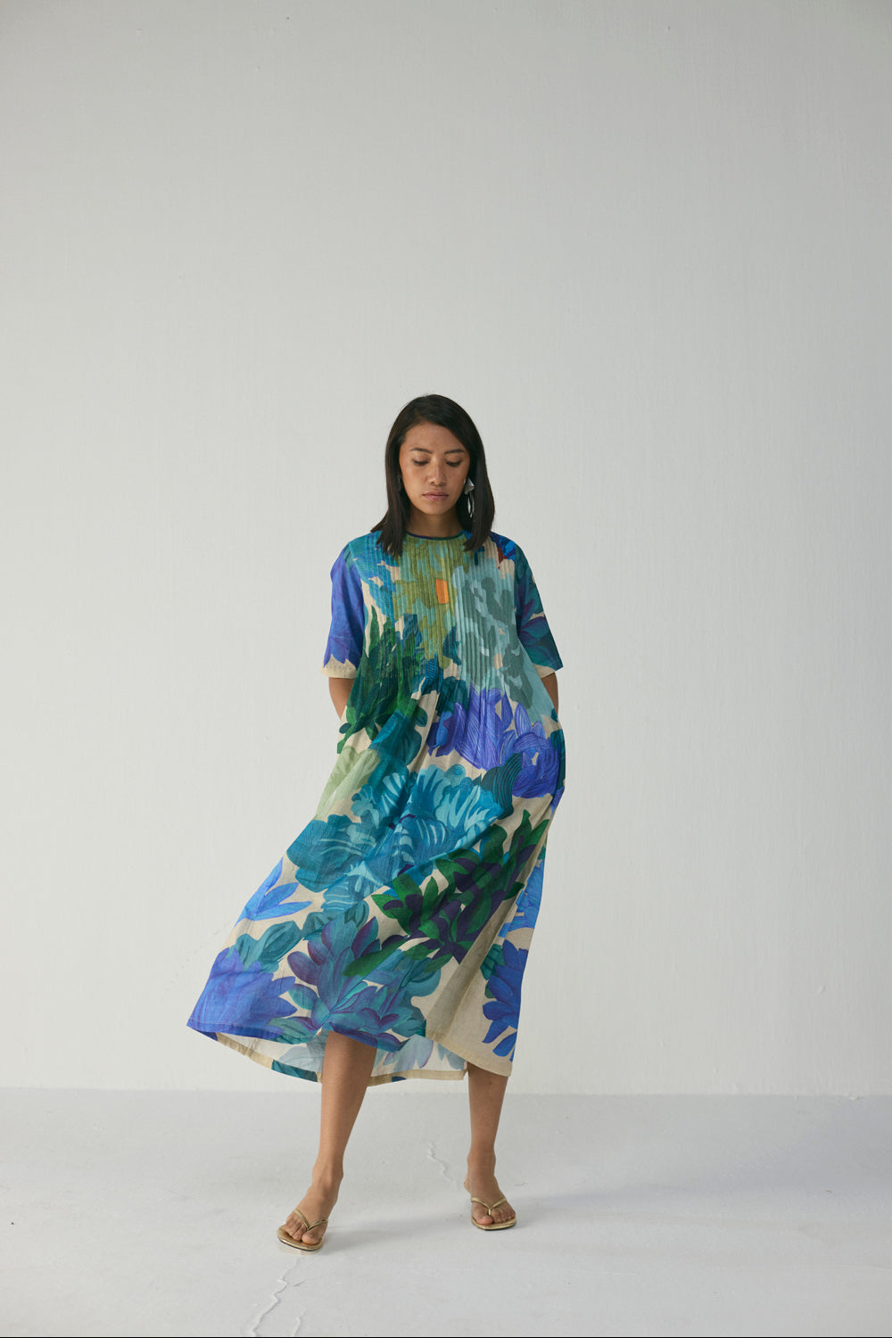 Garden Party Pintucks Dress