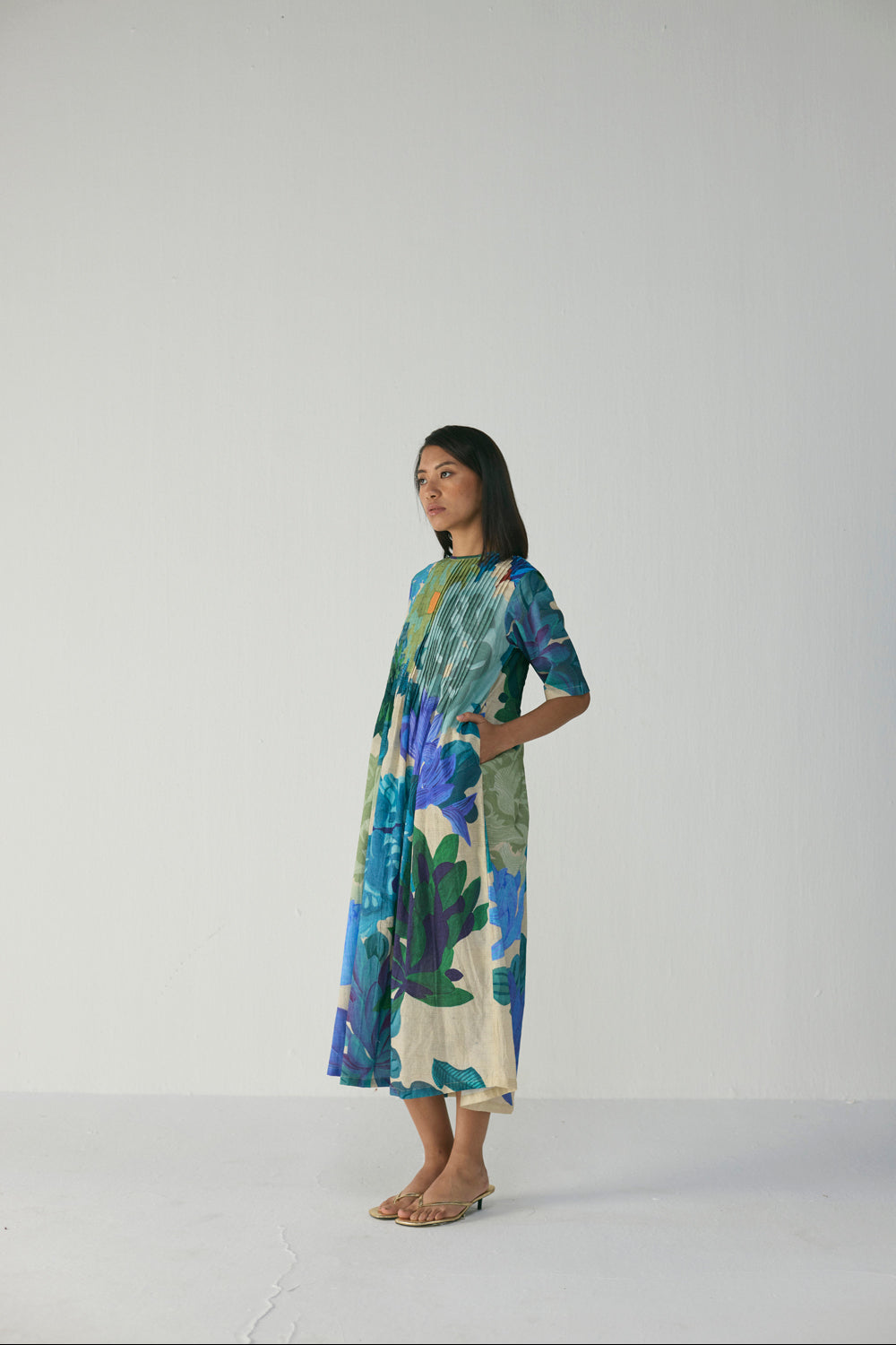Garden Party Pintucks Dress