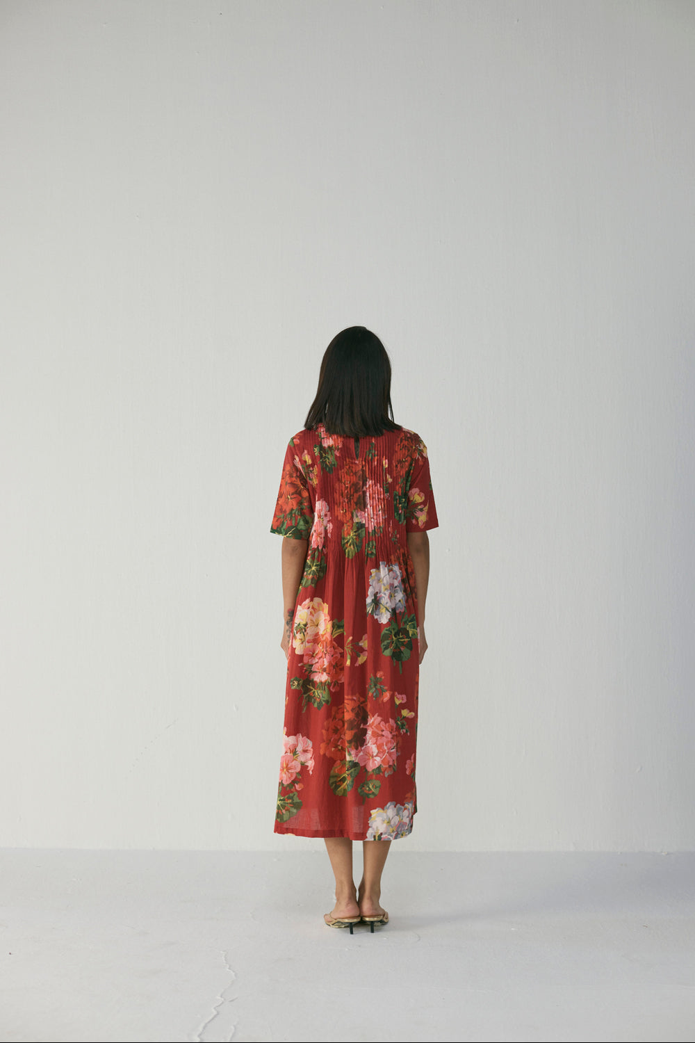 Jingle Pintucks Dress
