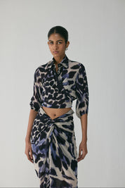 Samburu Tie Up Top and Skirt Set