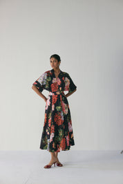 Bloody Mary Long Collar Dress