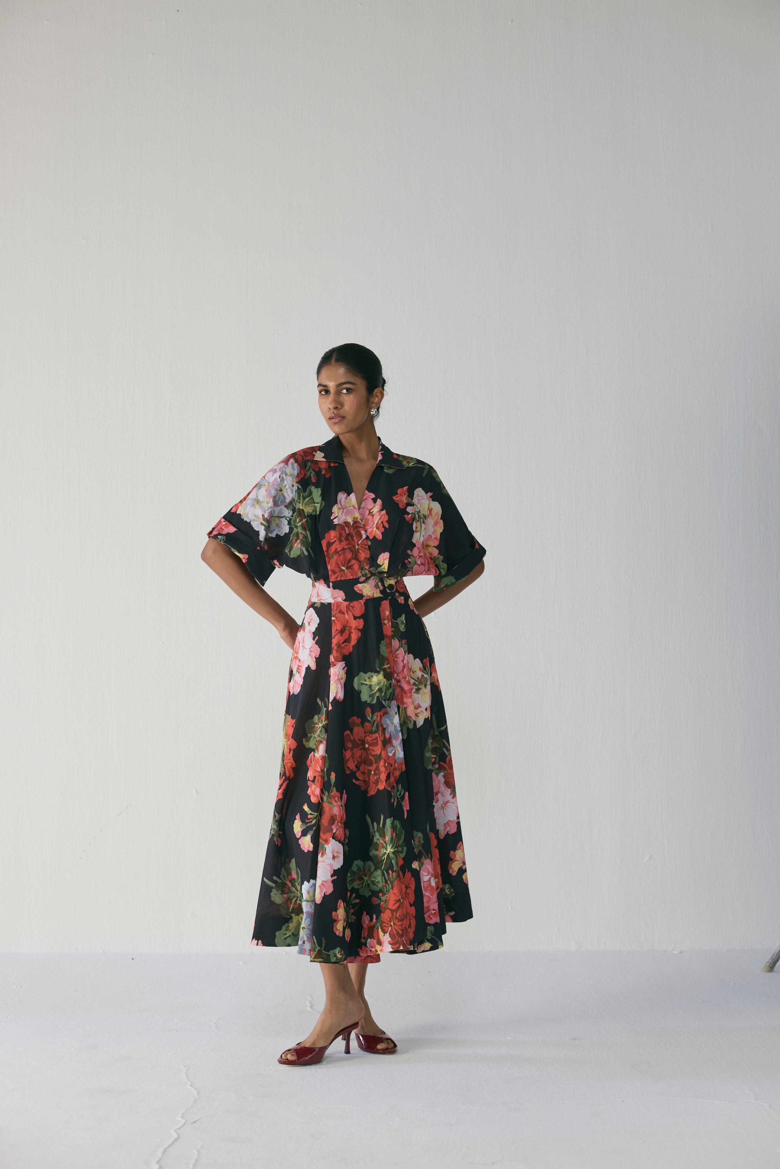 Bloody Mary Long Collar Dress