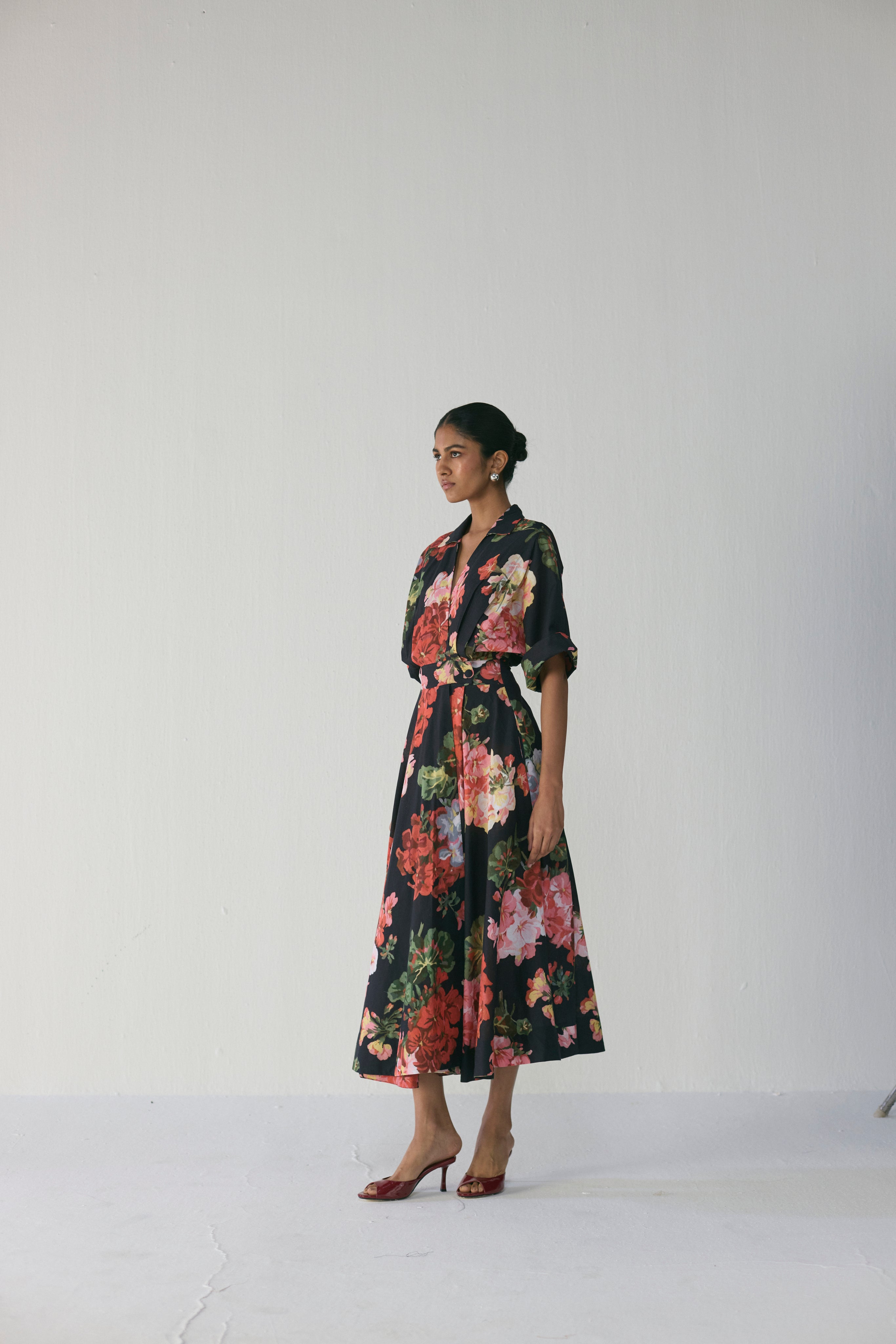 Bloody Mary Long Collar Dress