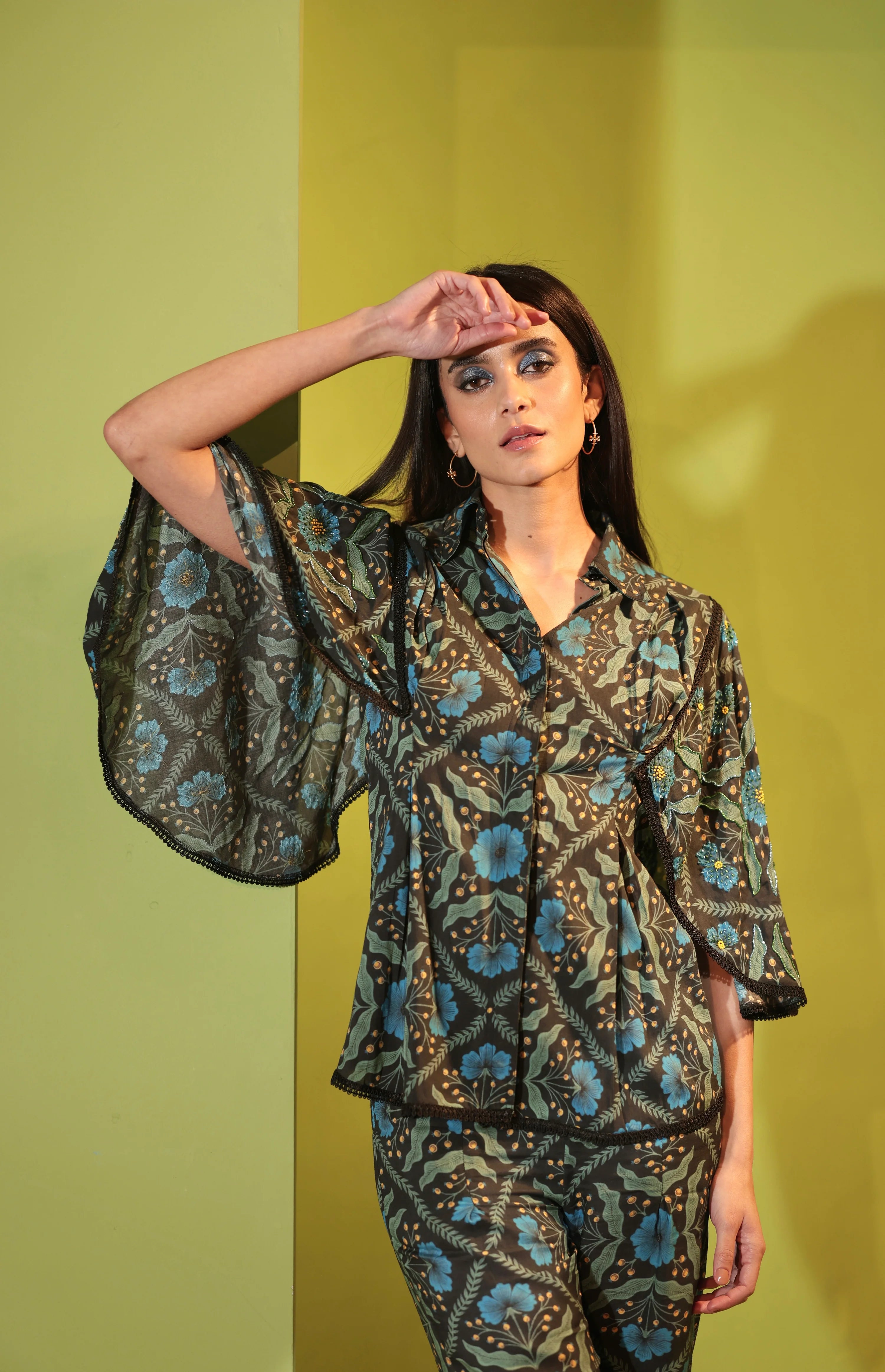 Nocturnal Embellished Cinched Co-Ord